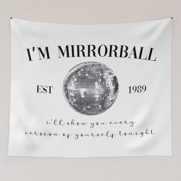 Item preview, Disco Ball Mirrorball 1989 Party Aesthetic designed and sold by SaltedBeachPaperie.
