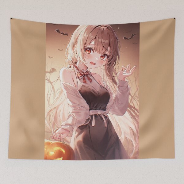 Item preview, Anime girl and pumpkin designed and sold by ArtsJulian.