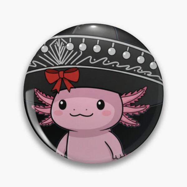 Item preview, Axolotl T-shirt with a charro hat designed and sold by JesterGinn.