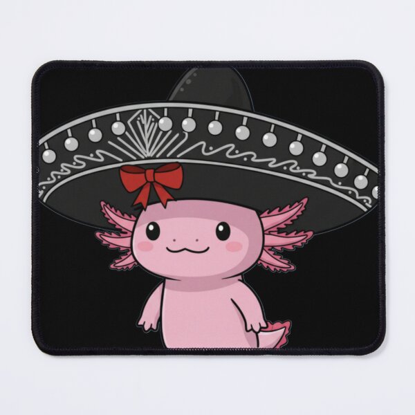 Item preview, Axolotl T-shirt with a charro hat designed and sold by JesterGinn.