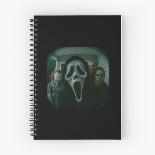Item preview, Halloween Horror Movie Villains Sweatshirt Ghostface and Friends. 90s scary movie villains, Retro Halloween Characters designed and sold by TGonlinestore.