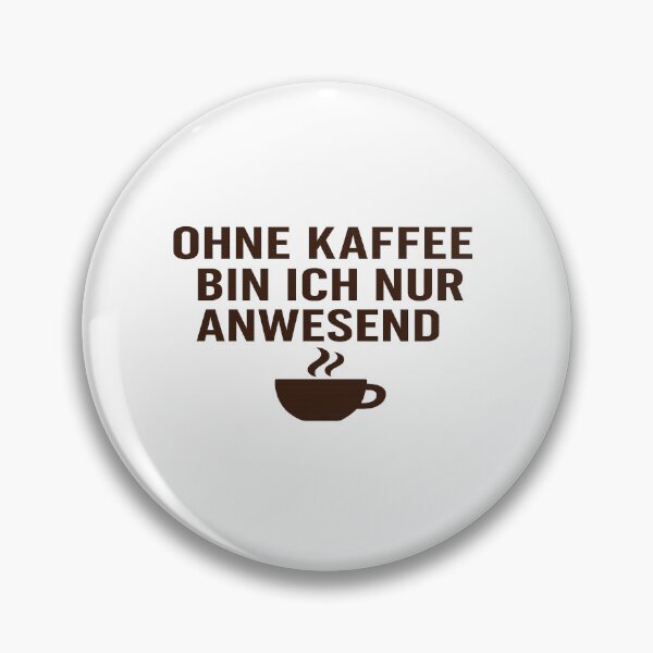 Item preview, Without coffee I am only present – Funny coffee saying shirt for office & coffee lovers designed and sold by IronieKaffee.