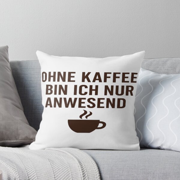 Item preview, Without coffee I am only present – Funny coffee saying shirt for office & coffee lovers designed and sold by IronieKaffee.