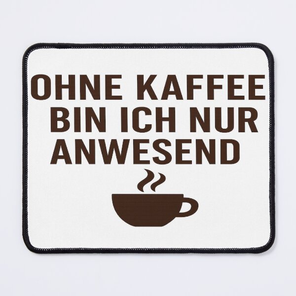 Item preview, Without coffee I am only present – Funny coffee saying shirt for office & coffee lovers designed and sold by IronieKaffee.