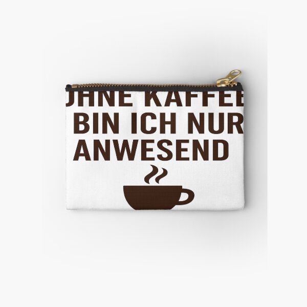 Item preview, Without coffee I am only present – Funny coffee saying shirt for office & coffee lovers designed and sold by IronieKaffee.