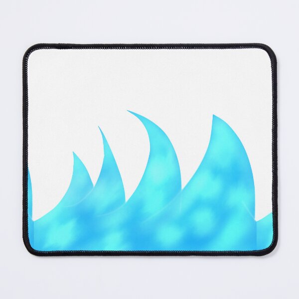Item preview, Glowing Blue Wave Anime Aesthetic Design designed and sold by kerissfantasyart .