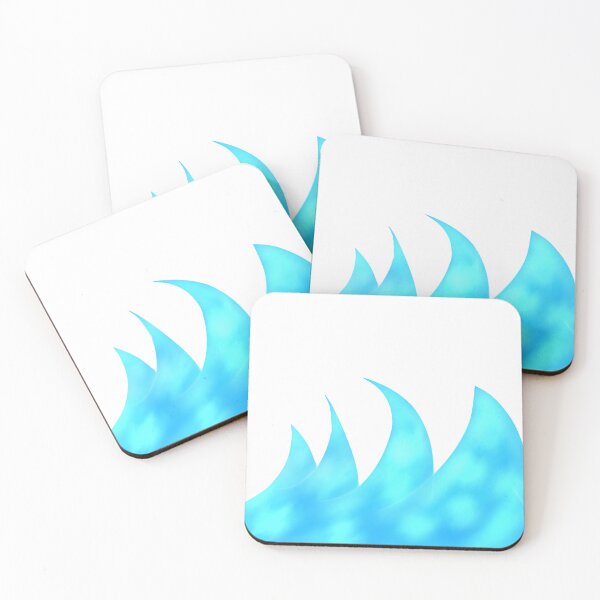 Item preview, Glowing Blue Wave Anime Aesthetic Design designed and sold by kerissfantasyart .