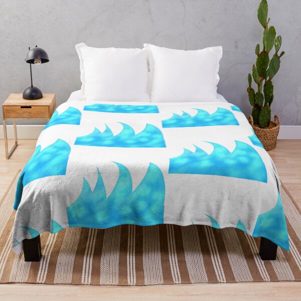 Item preview, Glowing Blue Wave Anime Aesthetic Design designed and sold by kerissfantasyart .