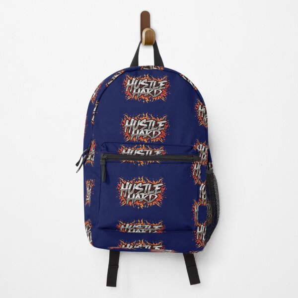 Item preview, HUSTLE HARD Graffiti Art: Rainbow Motivational Quote Graphic designed and sold by Caira-Design.