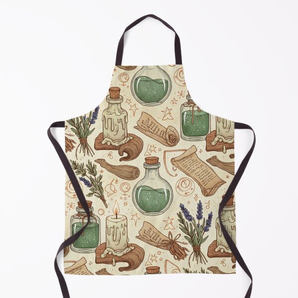 Item preview, Witch’s Archive – Vintage Potion and Spell Pattern designed and sold by skysshobu.