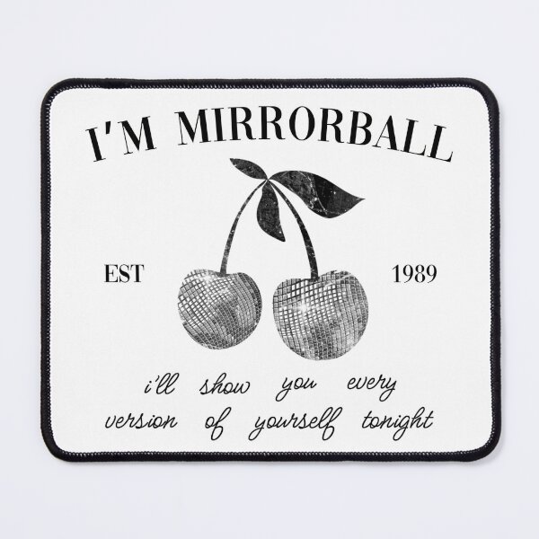 Item preview, Retro Vintage Cherry Disco Ball Mirrorball 1989 Aesthetic designed and sold by SaltedBeachPaperie.