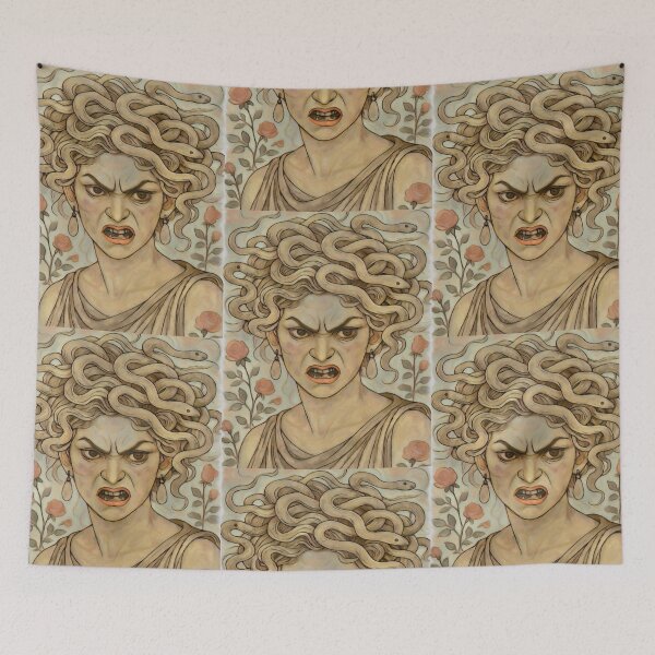 Item preview, Medusa the Snake Woman designed and sold by artenvironments.
