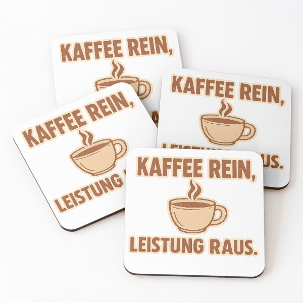 Item preview, Coffee in, performance out – Funny retro coffee design for work & office designed and sold by IronieKaffee.