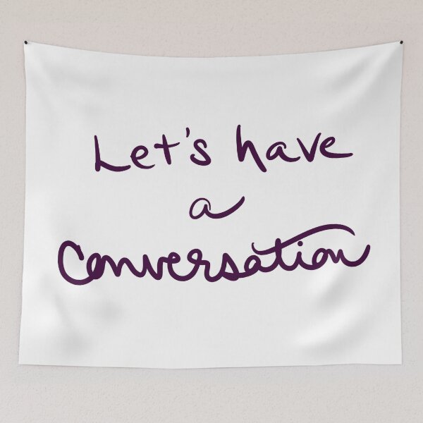 Item preview, Let’s have a conversation designed and sold by abeink.