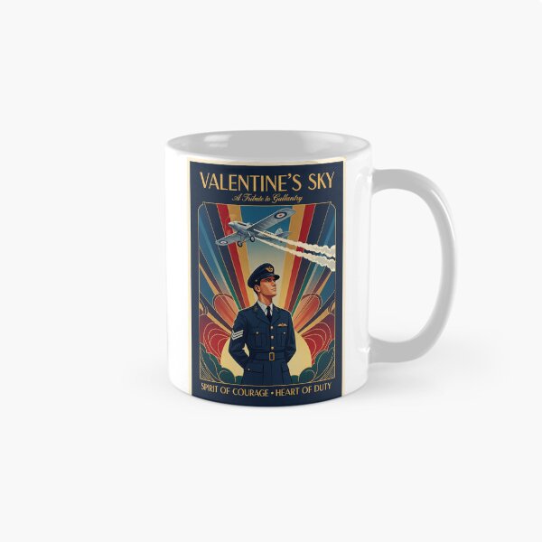 Item preview, RAF Art Deco Poster Valentines Edition designed and sold by Skyframe Aviation.