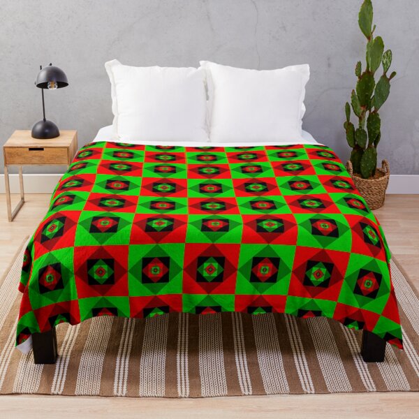 Item preview, Geometric Quilt: Kwanzaa 2 designed and sold by SarahJosArt.