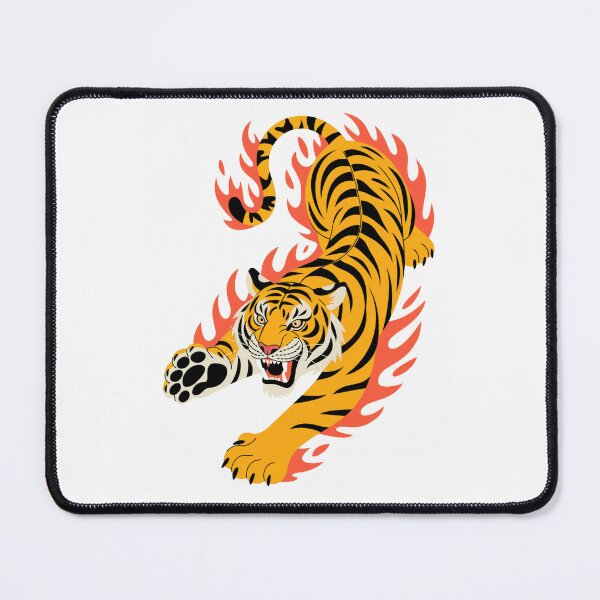Item preview, Midnight Roar of a Flaming Tiger Leap designed and sold by toronjanino.