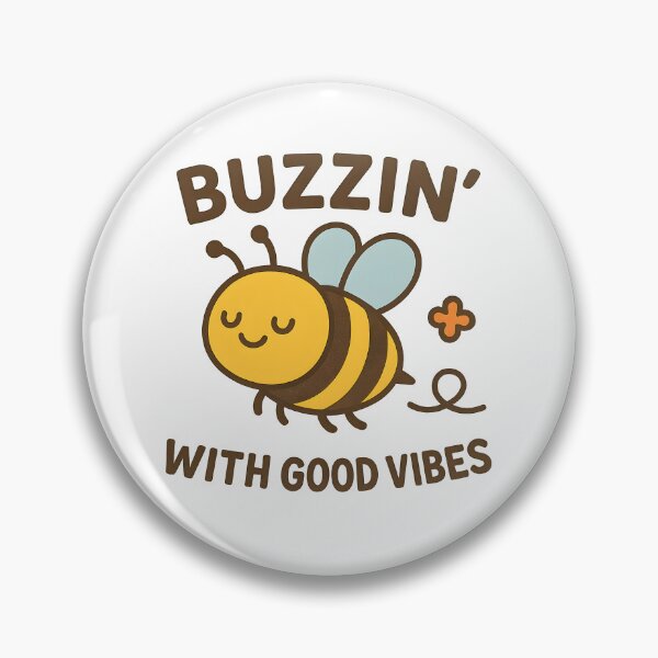 Item preview, Cool Bee Buzzin with Good Vibes designed and sold by CraterCat.