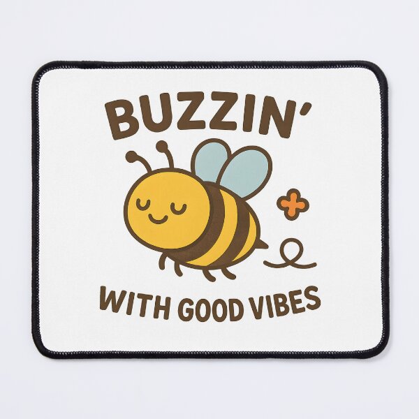 Item preview, Cool Bee Buzzin with Good Vibes designed and sold by CraterCat.