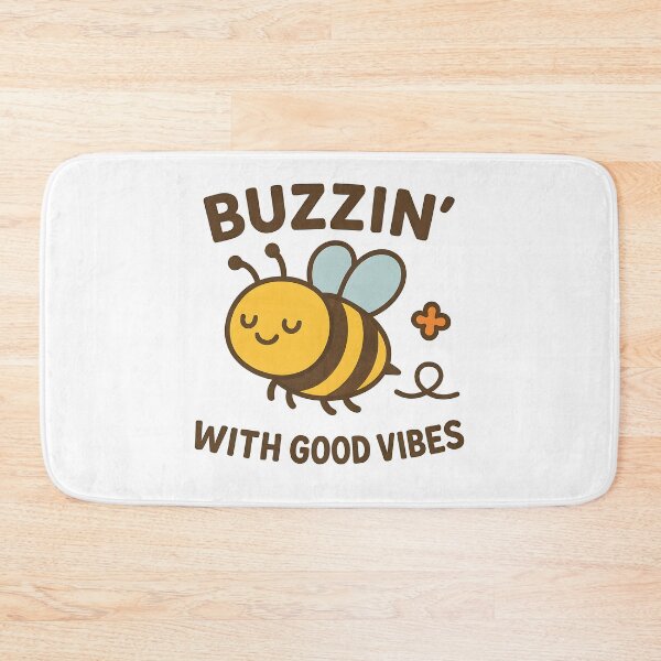 Item preview, Cool Bee Buzzin with Good Vibes designed and sold by CraterCat.