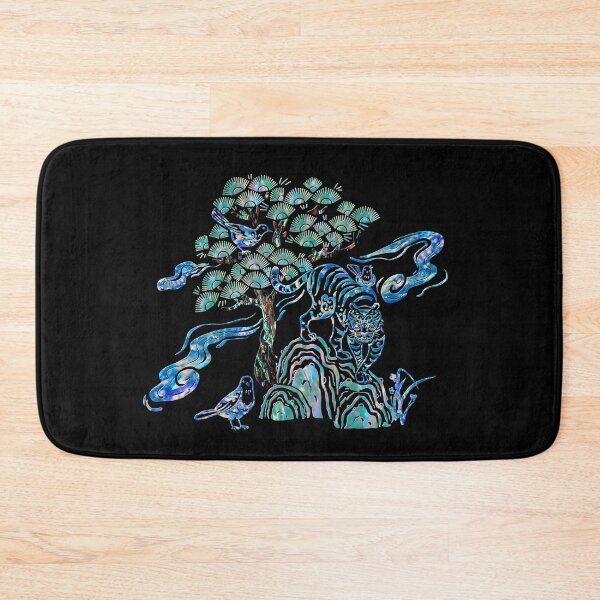 Item preview, The Tiger and Magpie Painting(Hojakdo) that feels like mother-of-pearl crafts designed and sold by FloweryKnots.