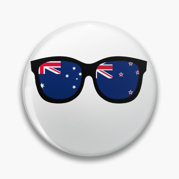 Item preview, Australia + New Zealand Glasses | Dual Flag Sunglasses Design designed and sold by wackyartwork.