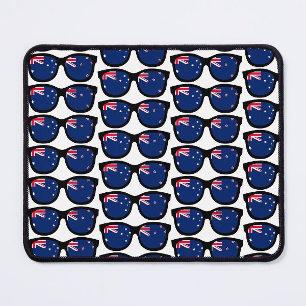 Item preview, Australia + New Zealand Glasses | Dual Flag Sunglasses Design designed and sold by wackyartwork.