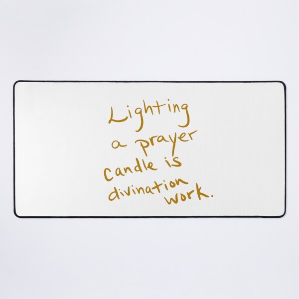 Item preview, Lighting a prayer candle is divination work. designed and sold by abeink.