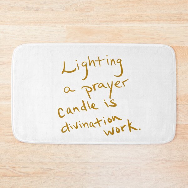 Item preview, Lighting a prayer candle is divination work. designed and sold by abeink.