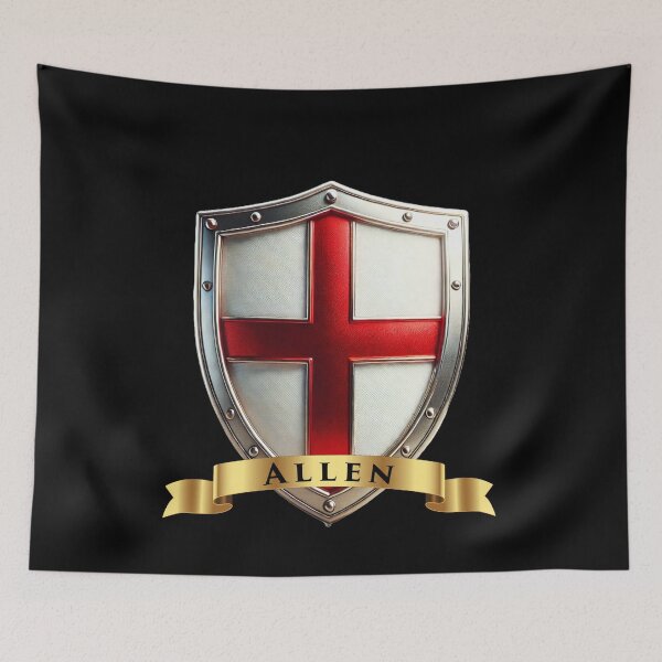 Item preview, Allen English Shield Red Band Heritage with St Georges Cross designed and sold by Highlandkings.