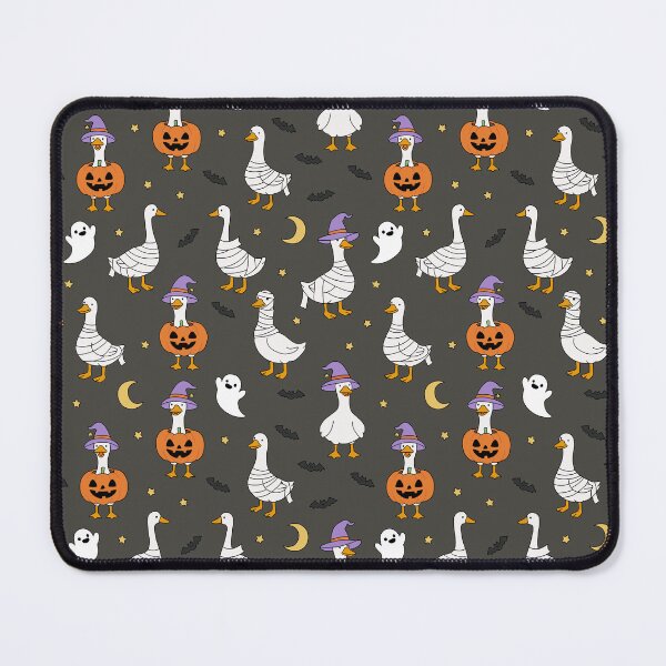 Item preview, Spooky Goose Holding a Pumpkin - Funny Halloween Design designed and sold by mimiandjasstudio.