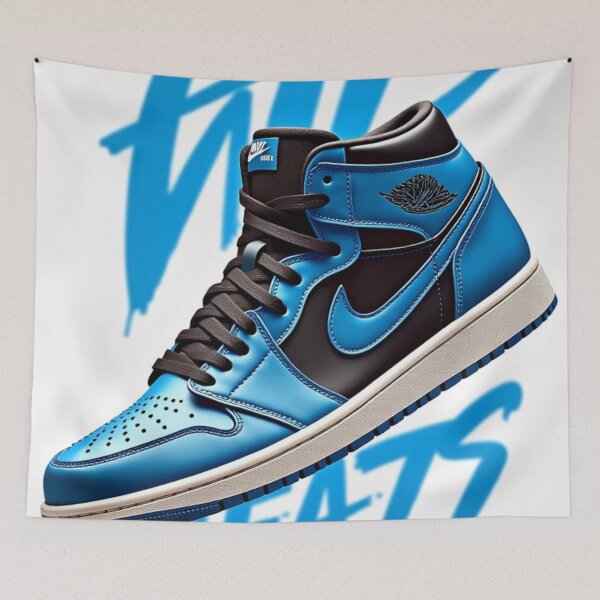 Item preview, “Gil Bat” Logo in Blue Letters designed and sold by fintyskin.