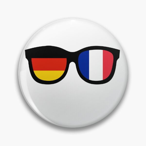 Item preview, Germany + France Glasses | Dual Flag Sunglasses Design designed and sold by wackyartwork.