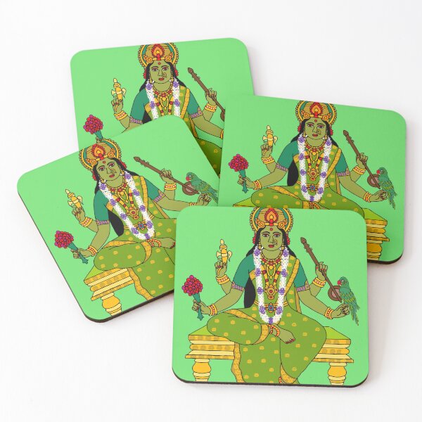 Item preview, Goddess Matangi | Divine Wisdom Devi | Tantric Saraswati Form Art designed and sold by Harshit_Digital_Arts.