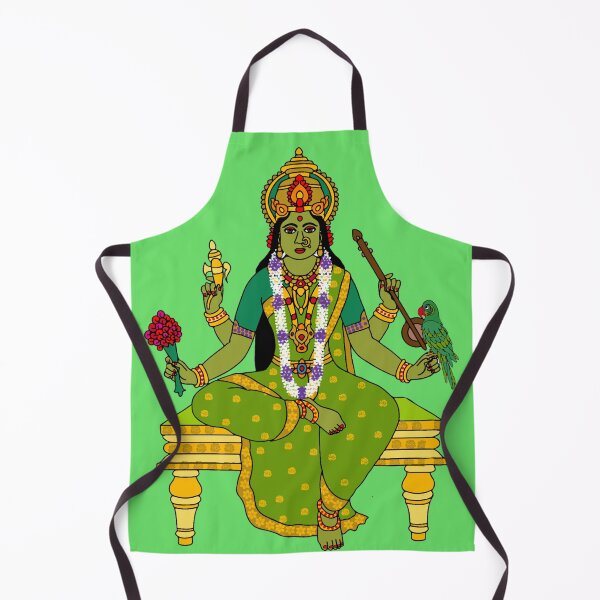 Item preview, Goddess Matangi | Divine Wisdom Devi | Tantric Saraswati Form Art designed and sold by Harshit_Digital_Arts.