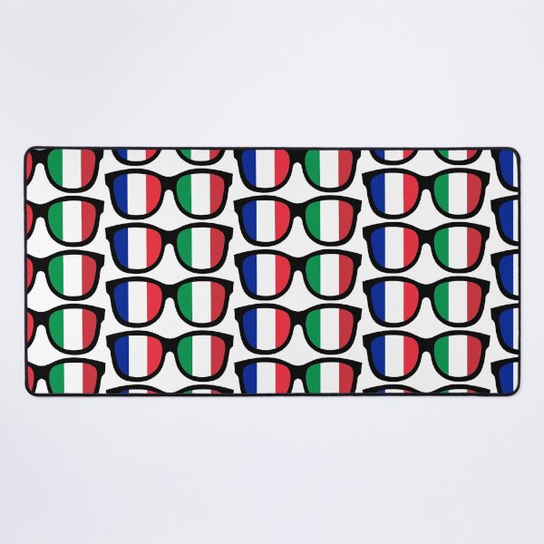 Item preview, France + Italy Glasses | Dual Flag Sunglasses Design designed and sold by wackyartwork.
