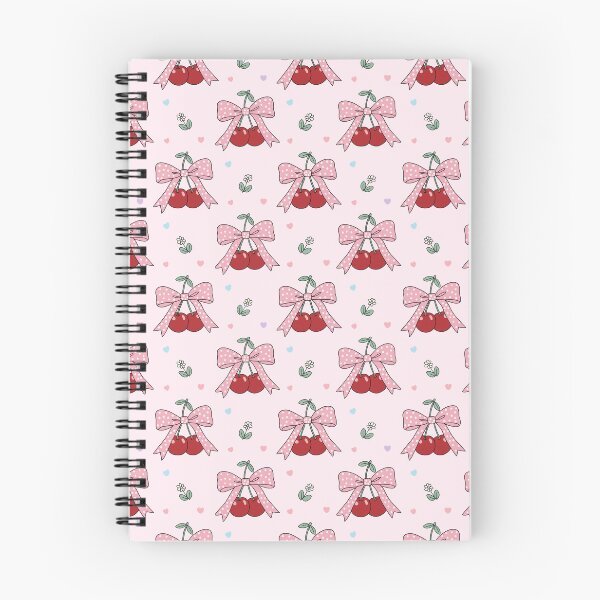 Item preview, Vintage Pink Coquette Bow and Cherries Graphic designed and sold by mimiandjasstudio.