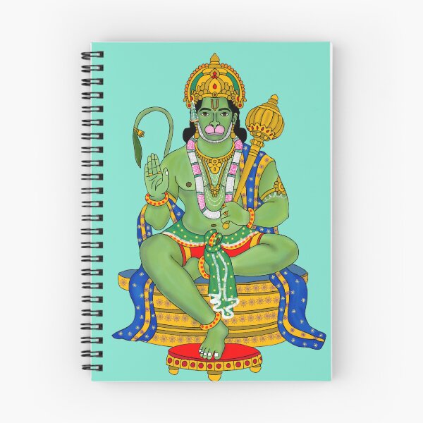 Item preview, Green Hanuman | Powerful Devotion Art | Lord Hanuman Strength Illustration designed and sold by Harshit_Digital_Arts.