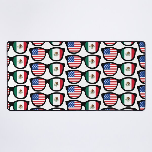 Item preview, USA + Mexico Glasses | Dual Flag Sunglasses Design designed and sold by wackyartwork.