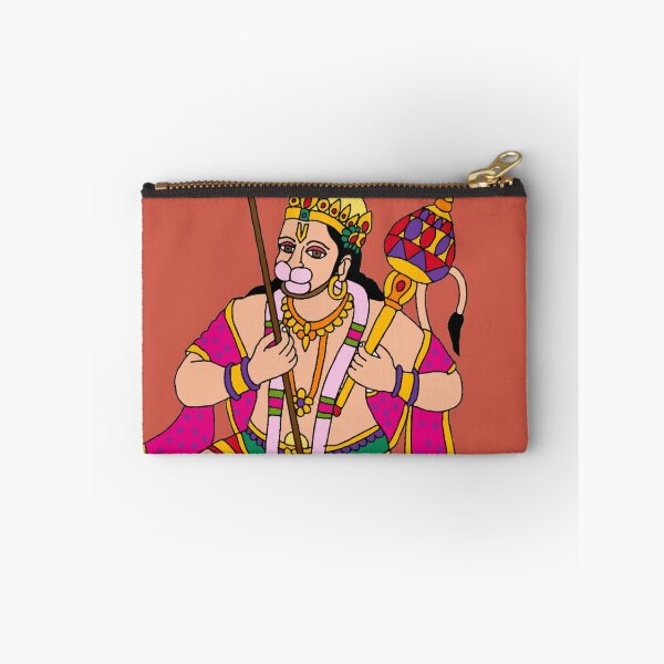 Artikelvorschau, Hanuman mit Flagge | Siegessymbol der Hingabe | Kunstwerk von Lord Hanuman entworfen und verkauft von Harshit_Digital_Arts.