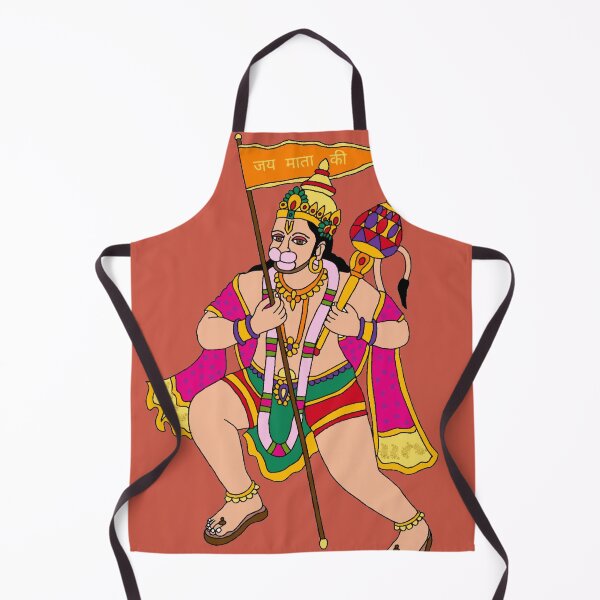 Item preview, Hanuman with Flag | Victory Symbol of Devotion | Lord Hanuman Artwork designed and sold by Harshit_Digital_Arts.