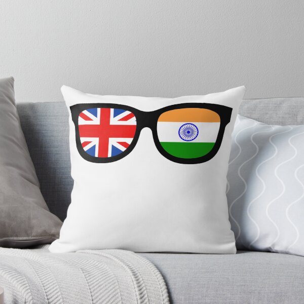 Item preview, UK + India Glasses | Dual Flag Sunglasses Design designed and sold by wackyartwork.