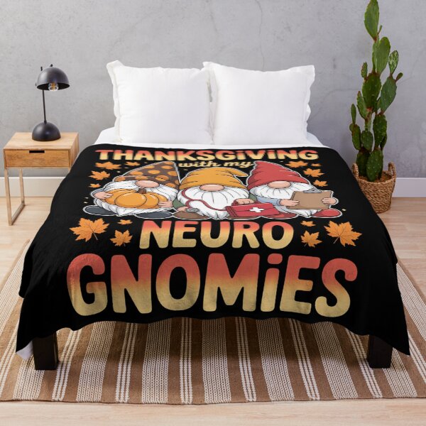 Item preview, Thanksgiving With My Neuro Nurse Gnomes Fall Neurology designed and sold by Idarmotar.
