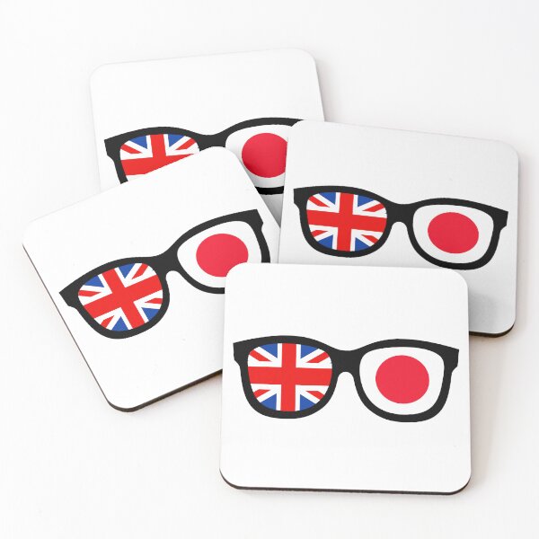 Item preview, UK + Japan Glasses | Dual Flag Sunglasses Design designed and sold by wackyartwork.