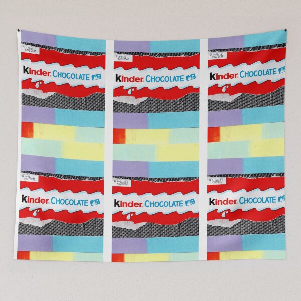 Item preview, Rainbow Kinder Chocolate Collage designed and sold by Sibyl-Arts.