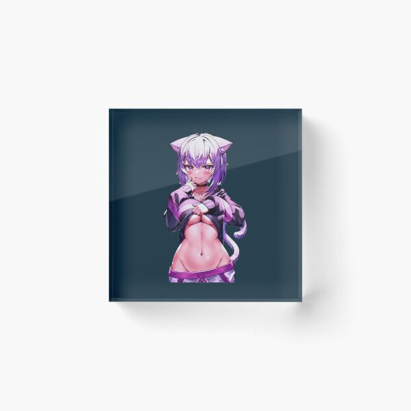 Item preview, Ouro Kronii Hololive Nekomata Okayu Waterproof Sticker designed and sold by LewisMelissax.