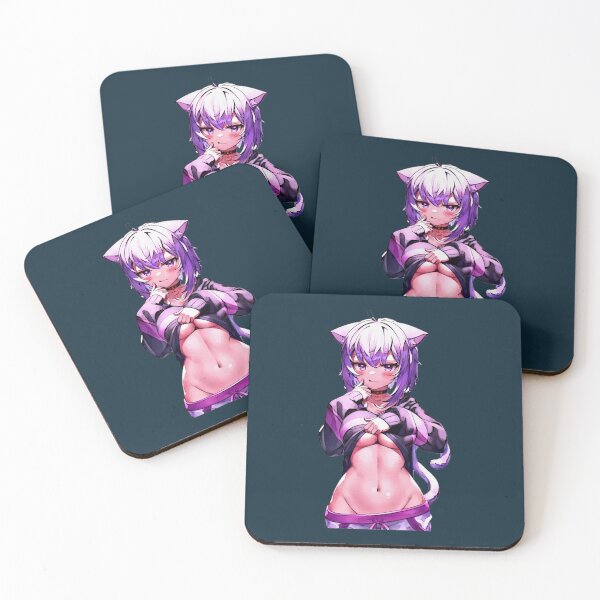 Item preview, Ouro Kronii Hololive Nekomata Okayu Waterproof Sticker designed and sold by LewisMelissax.