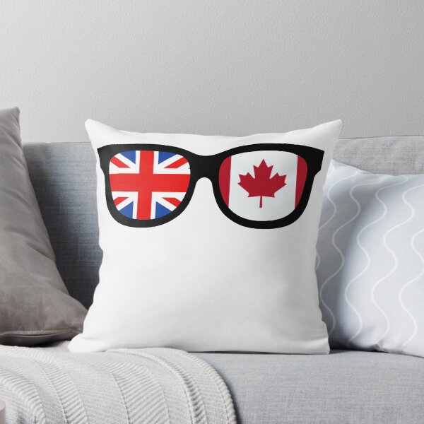 Item preview, UK + Canada Glasses | Dual Flag Sunglasses Design designed and sold by wackyartwork.