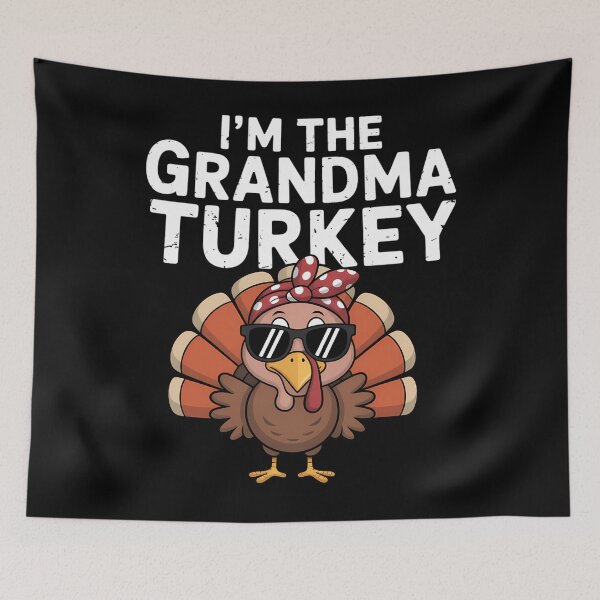 Item preview, The Grandma Turkey Matching Family Thanksgiving Grandmother designed and sold by Idarmotar.