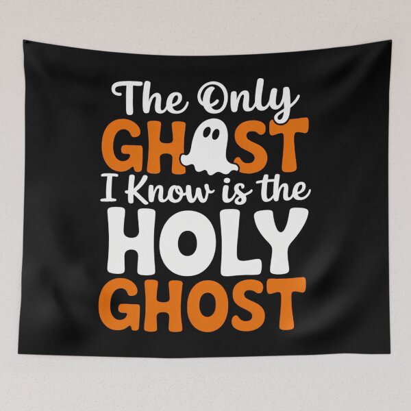 Item preview, The Only Ghost I Know Is The Holy Ghost Halloween Christian designed and sold by Idarmotar.